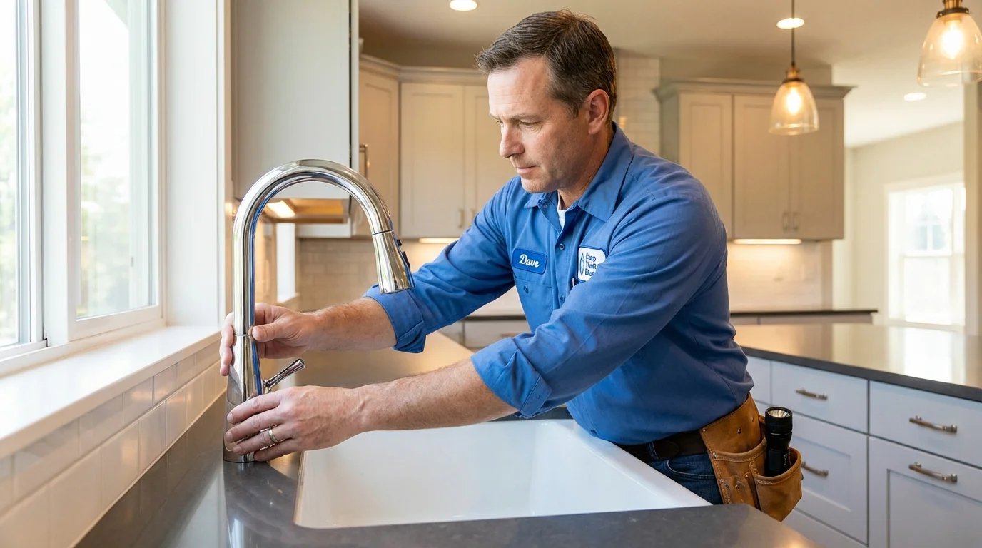 Kitchen faucet installation by Johns Plumbing LLC in Tolleson