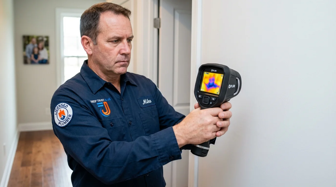 Thermal imaging leak detection by Johns Plumbing LLC in Tolleson