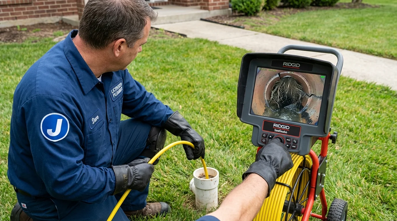 Sewer camera inspection being performed by Johns Plumbing LLC in Tolleson